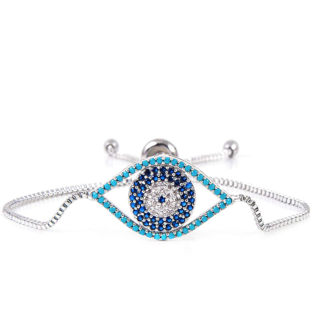 Zirconia Evil Eye Bracelet