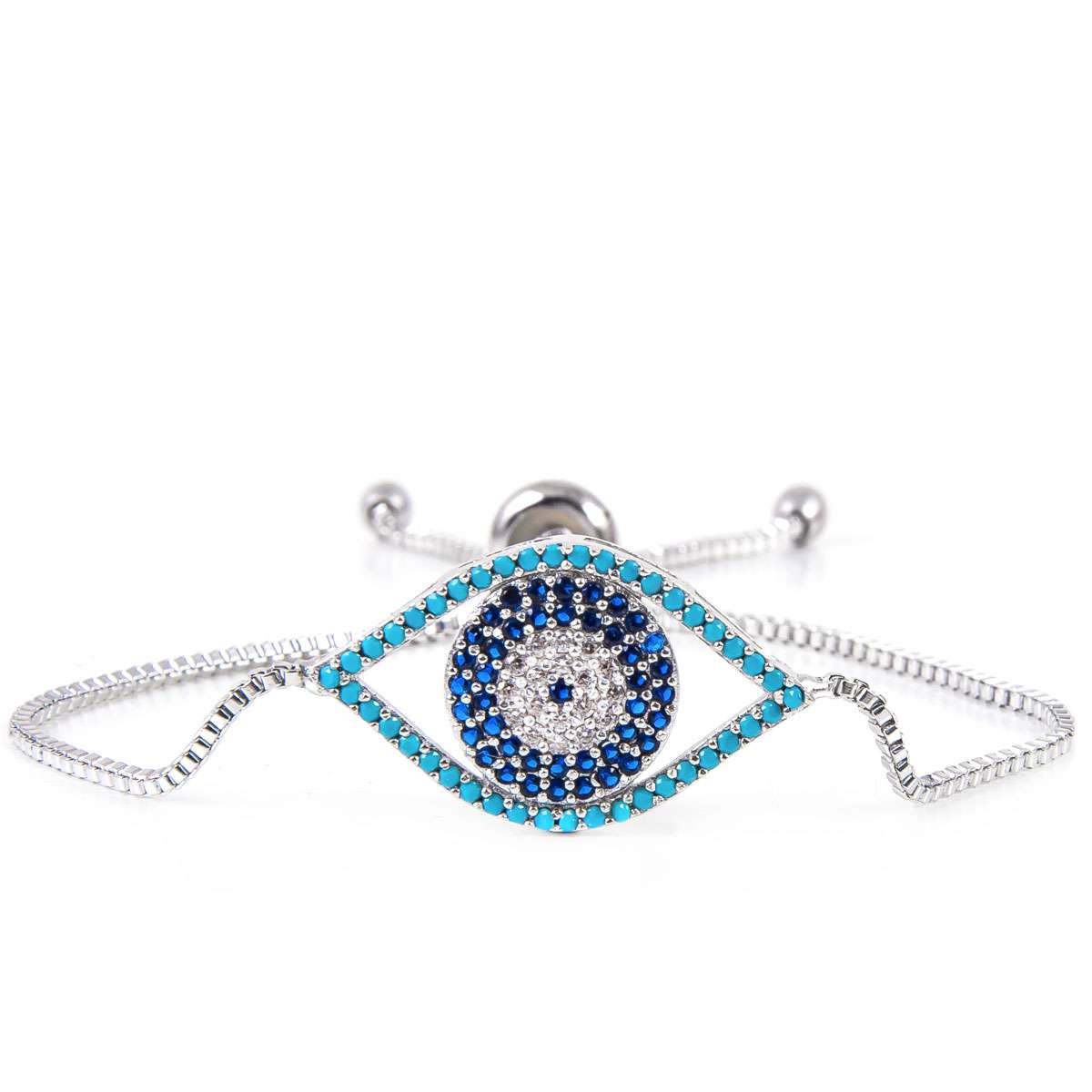 Zirconia Evil Eye Bracelet