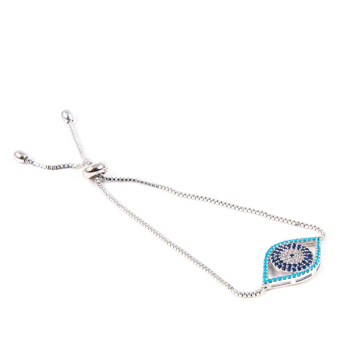 Zirconia Evil Eye Bracelet