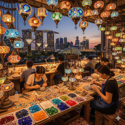 Mosaic Lamp Workshop